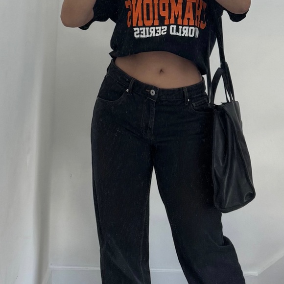 Cotton On Black Low Rise Jeans - Picture 2 of 6